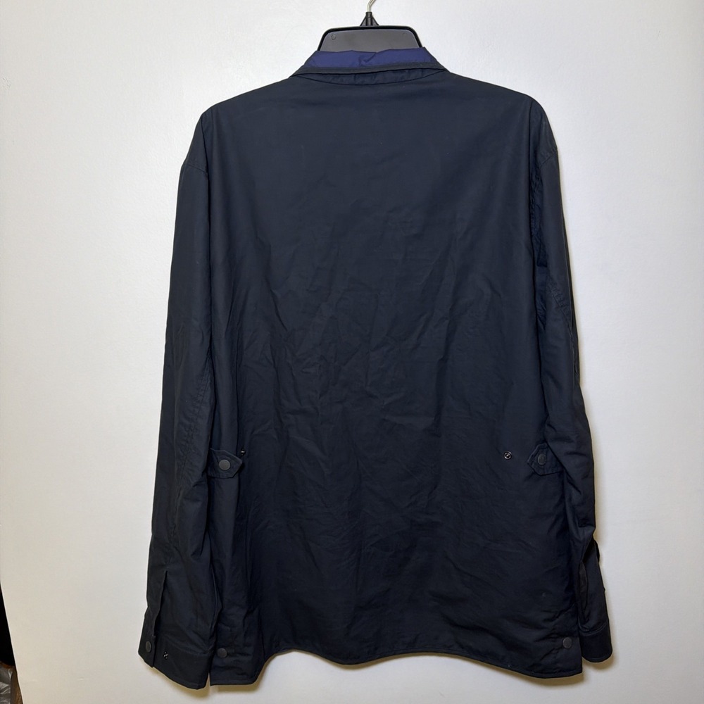 Peter Millar Mens LARGE Harrison Field Jacket Navy Blue Outdoor Water Resistant - Picture 7 of 15